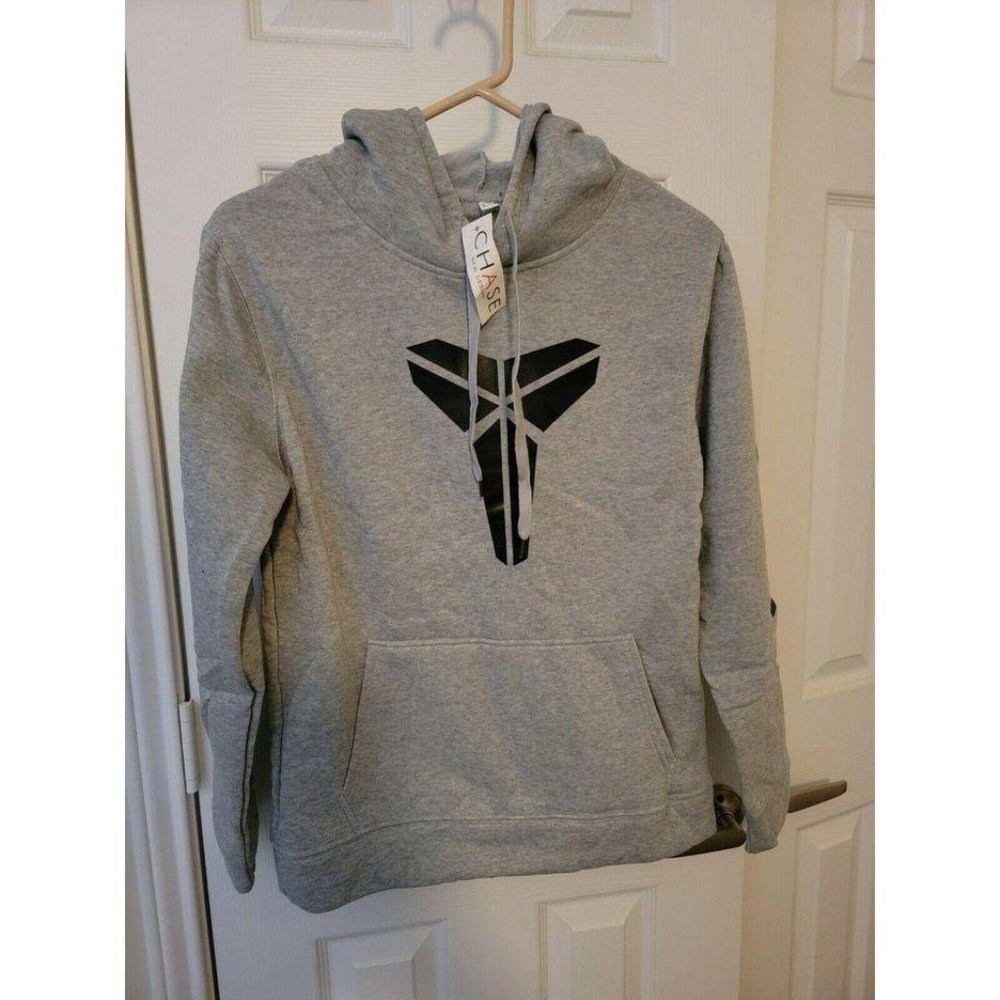 NEW! Boy's Grey Kobe Bryant Hoodie Size M